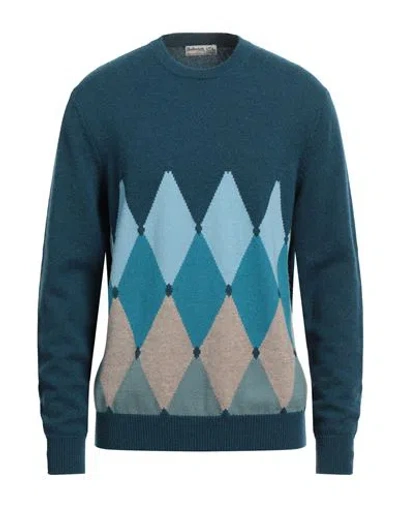 Ballantyne Man Sweater Deep Jade Size 42 Cashmere In Green