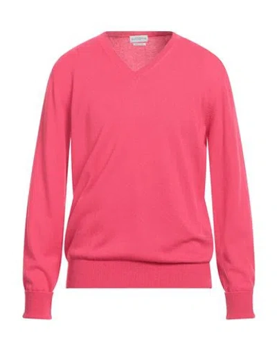 Ballantyne Man Sweater Fuchsia Size 44 Cashmere