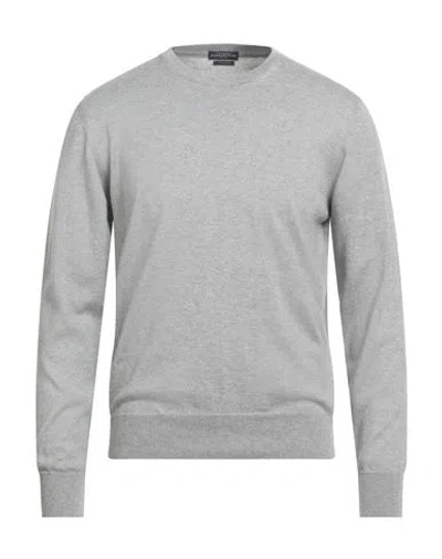 Ballantyne Man Sweater Grey Size 44 Cotton, Cashmere In Gray