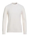 Ballantyne Man Sweater Ivory Size 38 Wool In White