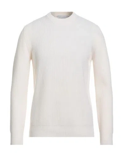 Ballantyne Man Sweater Ivory Size 38 Wool In White
