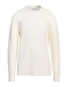 Ballantyne Man Sweater Ivory Size 44 Alpaca Wool, Wool, Polyamide, Elastane