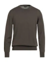 Ballantyne Man Sweater Khaki Size 44 Cotton