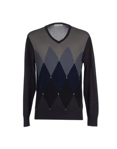 Ballantyne Man Sweater Lead Size 36 Cotton In Gray