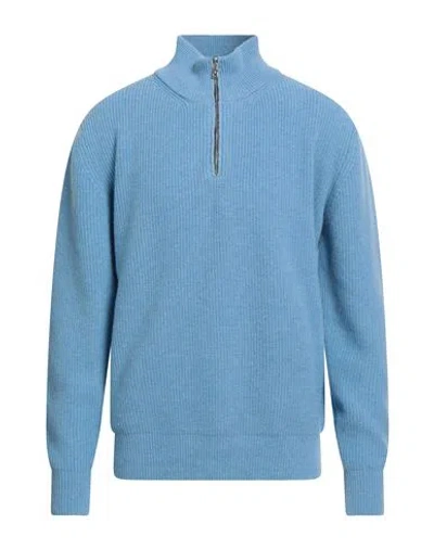 Ballantyne Man Sweater Light Blue Size 42 Wool