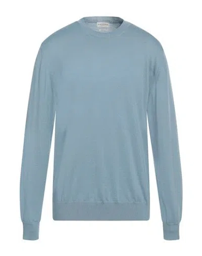 Ballantyne Man Sweater Light Blue Size 44 Wool