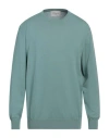 Ballantyne Man Sweater Light Green Size 46 Silk, Cotton In Green