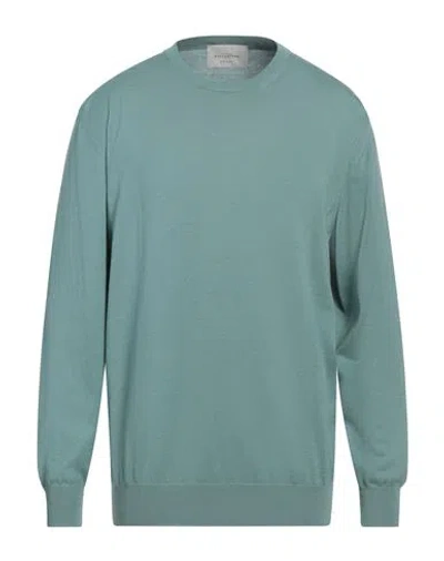 Ballantyne Man Sweater Light Green Size 46 Silk, Cotton