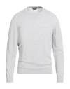 Ballantyne Man Sweater Light Grey Size 46 Cotton