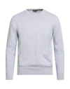 Ballantyne Man Sweater Light Grey Size 46 Cotton