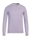 Ballantyne Man Sweater Lilac Size 50 Silk, Cotton In Purple