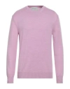 Ballantyne Man Sweater Lilac Size 40 Wool In Purple