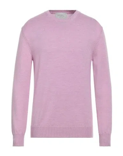 Ballantyne Man Sweater Lilac Size 40 Wool In Purple