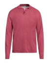 Ballantyne Man Sweater Magenta Size 44 Linen