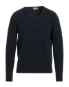 Ballantyne Man Sweater Midnight Blue Size 44 Alpaca Wool, Wool, Polyamide, Elastane In Black