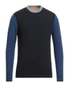 Ballantyne Man Sweater Midnight Blue Size 40 Wool In Blue