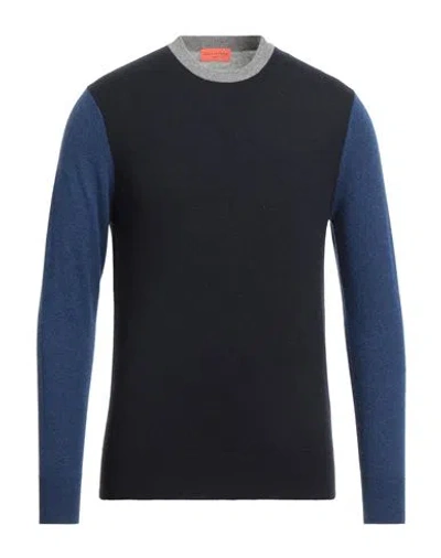 Ballantyne Man Sweater Midnight Blue Size 40 Wool