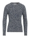 Ballantyne Man Sweater Grey Size 40 Wool In Midnight Blue