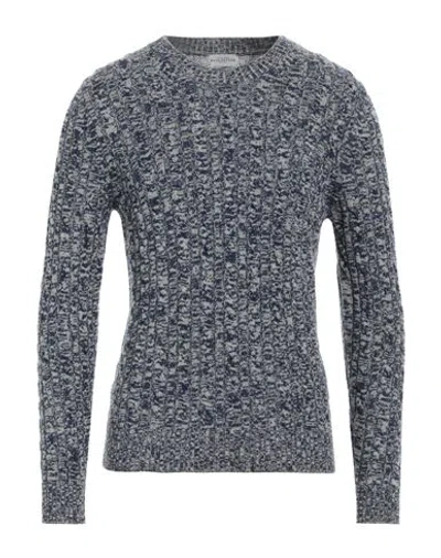 Ballantyne Man Sweater Midnight Blue Size 46 Wool, Cashmere