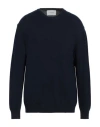 Ballantyne Man Sweater Midnight Blue Size 48 Wool
