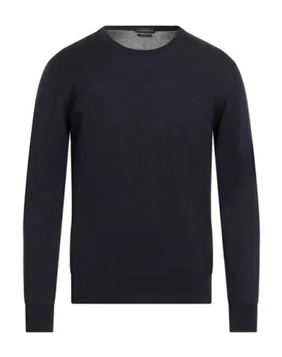 Ballantyne Man Sweater Navy Size 42 Cotton