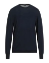 Ballantyne Man Sweater Navy Size 44 Cotton, Cashmere