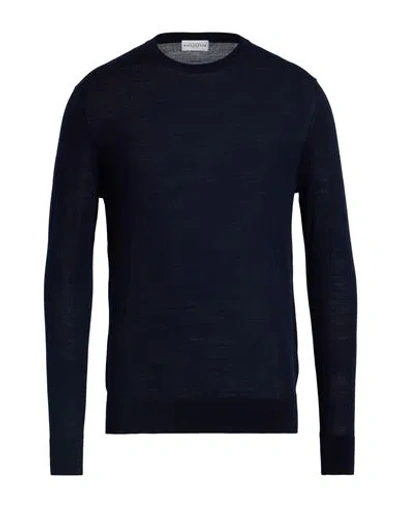 Ballantyne Man Sweater Navy Size 48 Wool In Blue