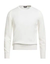 Ballantyne Man Sweater Off White Size 46 Cotton