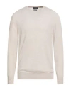 Ballantyne Man Sweater Off White Size 46 Cotton, Cashmere