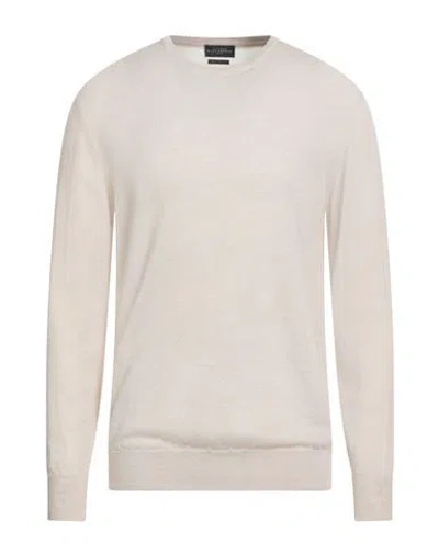 Ballantyne Man Sweater Off White Size 46 Cotton, Cashmere