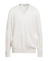 Ballantyne Man Sweater Off White Size 48 Cashmere