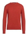 Ballantyne Man Sweater Orange Size 48 Wool