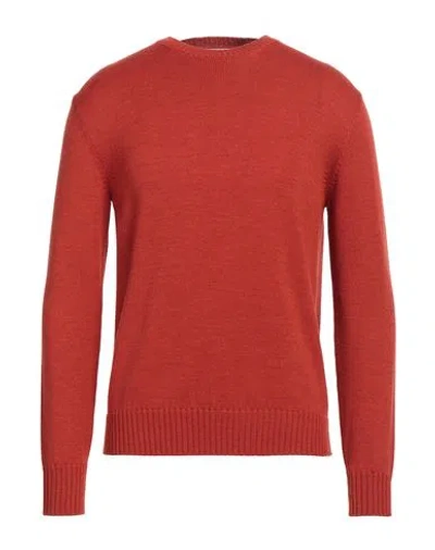 Ballantyne Man Sweater Orange Size 48 Wool