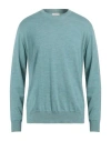 Ballantyne Man Sweater Pastel Blue Size 42 Wool In Blue