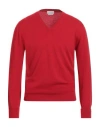 Ballantyne Man Sweater Red Size 40 Cashmere