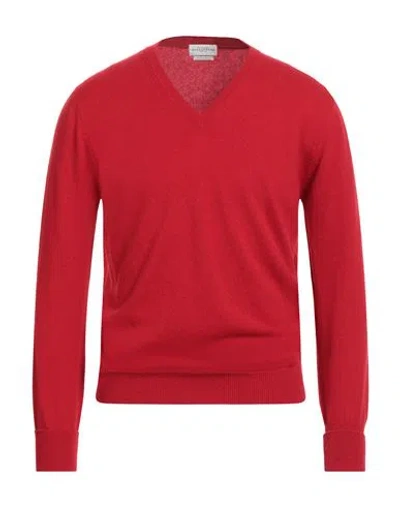 Ballantyne Man Sweater Red Size 40 Cashmere