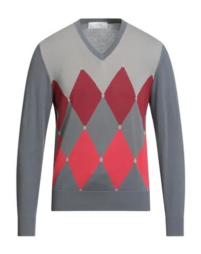 Ballantyne Man Sweater Red Size 40 Cotton