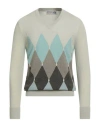 Ballantyne Man Sweater Sage Green Size 44 Cashmere In Green