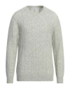 Ballantyne Man Sweater Sage Green Size 44 Alpaca Wool, Wool, Polyamide, Elastane In Sage Green