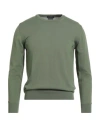 Ballantyne Man Sweater Sage Green Size 46 Cotton