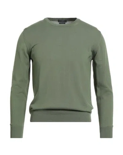 Ballantyne Man Sweater Sage Green Size 46 Cotton