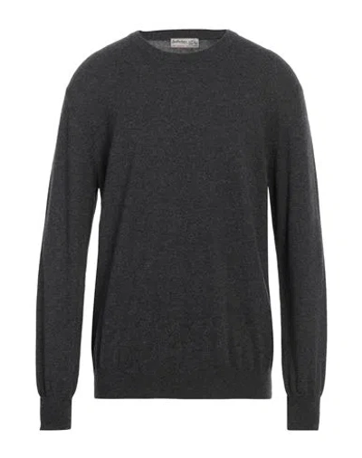 Ballantyne Man Sweater Steel Grey Size 46 Cashmere