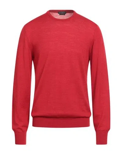 BALLANTYNE BALLANTYNE MAN SWEATER TOMATO RED SIZE 42 COTTON, CASHMERE