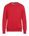 Ballantyne Man Sweater Tomato Red Size 44 Cotton