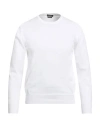 Ballantyne Man Sweater White Size 44 Cotton
