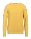 Ballantyne Man Sweater Yellow Size 40 Wool, Cashmere