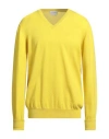 Ballantyne Man Sweater Yellow Size 46 Cashmere