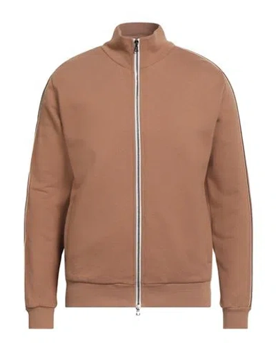 Ballantyne Man Sweatshirt Camel Size L Cotton In Sand