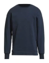 Ballantyne Man Sweatshirt Midnight Blue Size S Cotton In Blue