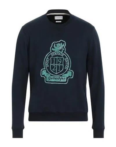 Ballantyne Man Sweatshirt Midnight Blue Size Xl Cotton